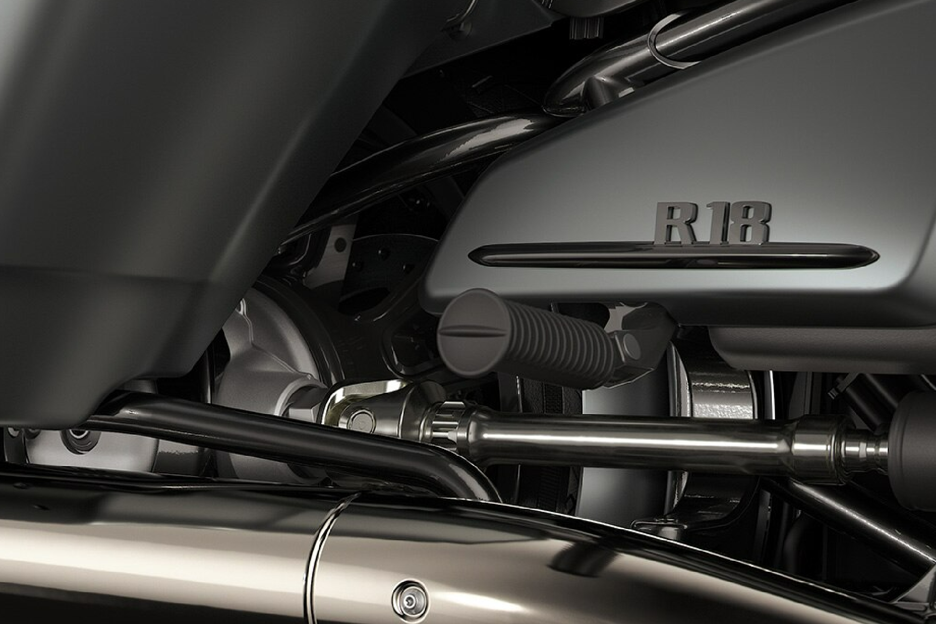 Silenciator i drejtë i pasmë i zi