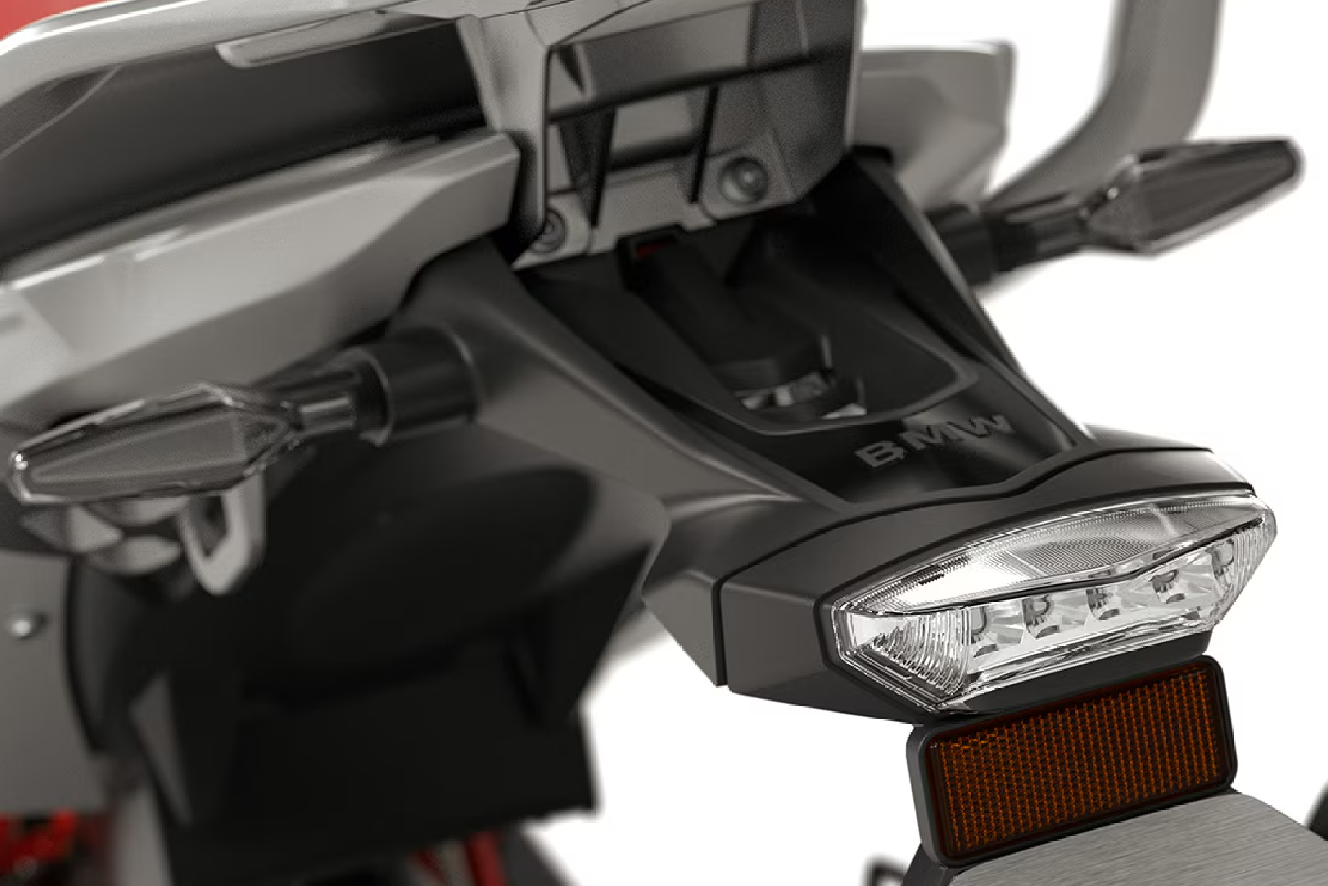 Mbajtëse targash me drita frenimi LED dhe tregues kthesash ndezëse