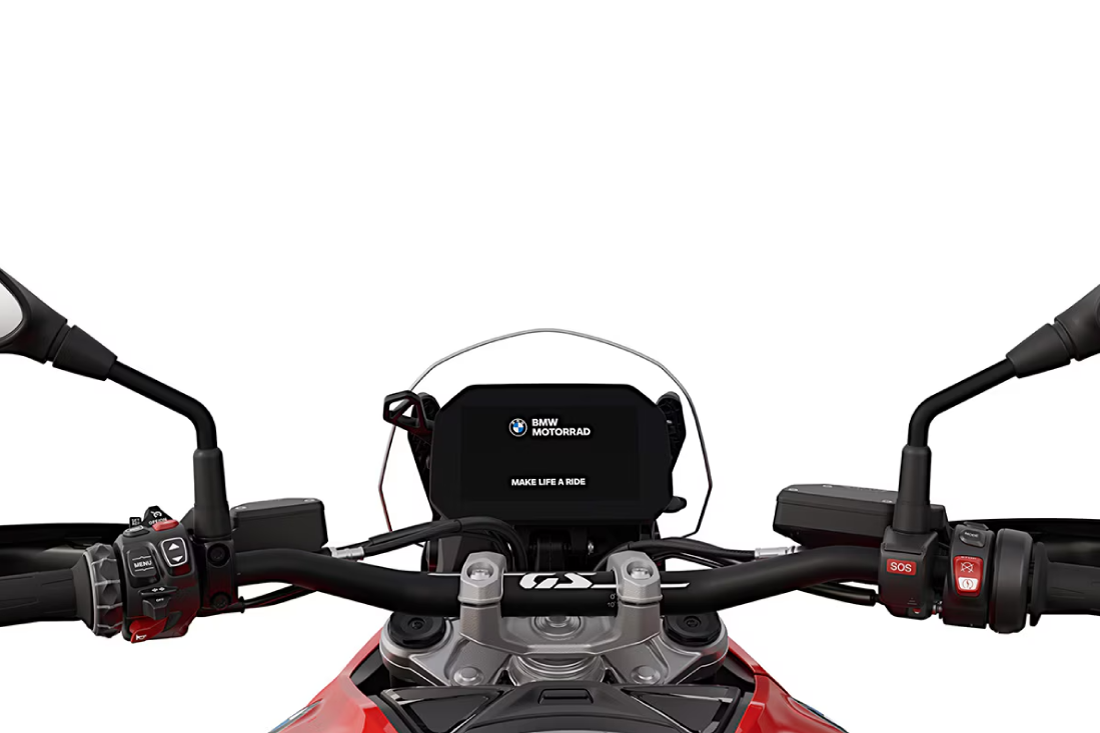 Riding comfort: Adjustable windscreen