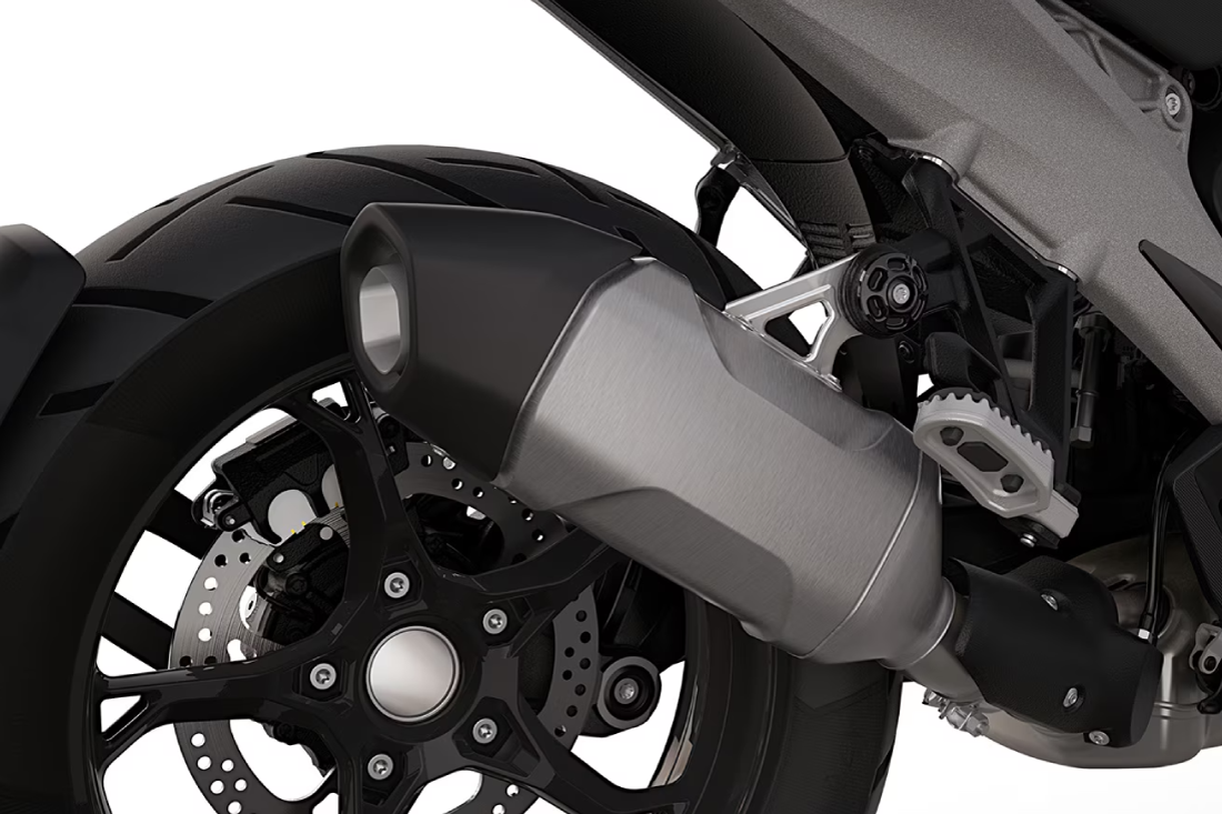 Distinctive sound: the exhaust system